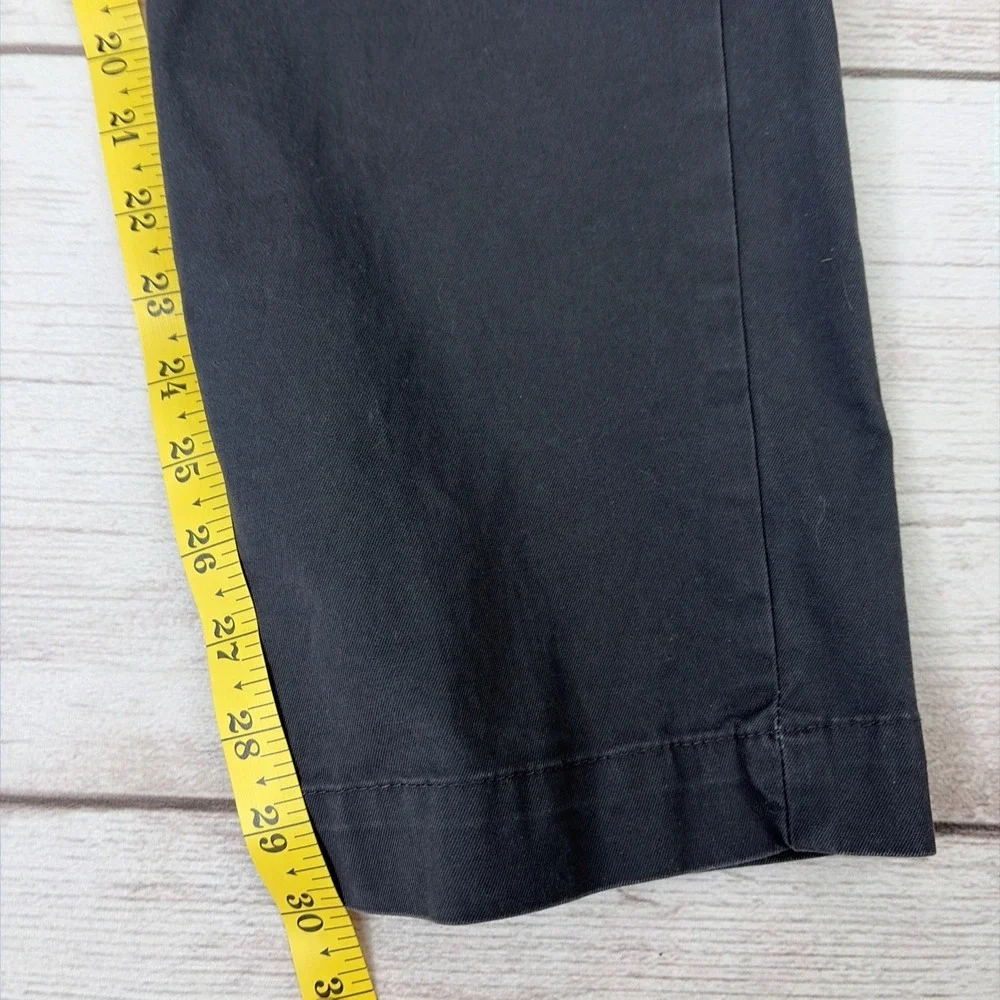 Banana Republic Men's 33x30 Charcoal Gray Aiden Chino Straight Pant Excellent